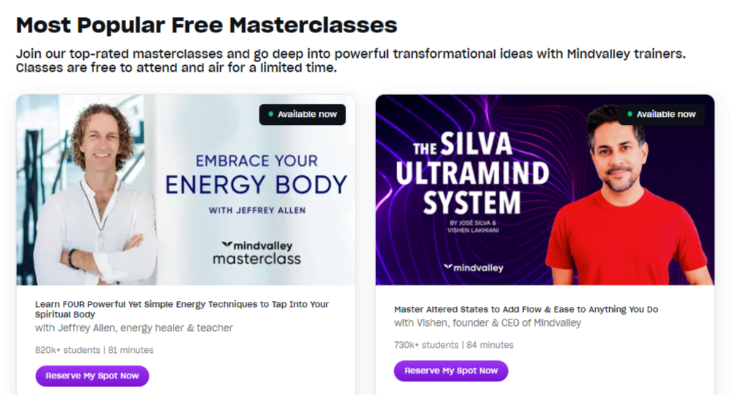 Mindvalley Free Course Access