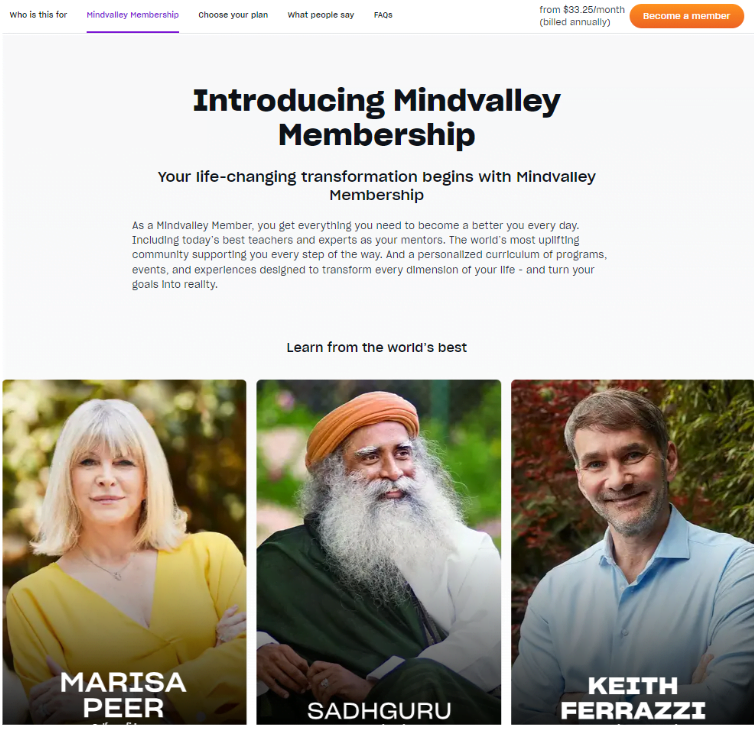 Mindvalley Membership