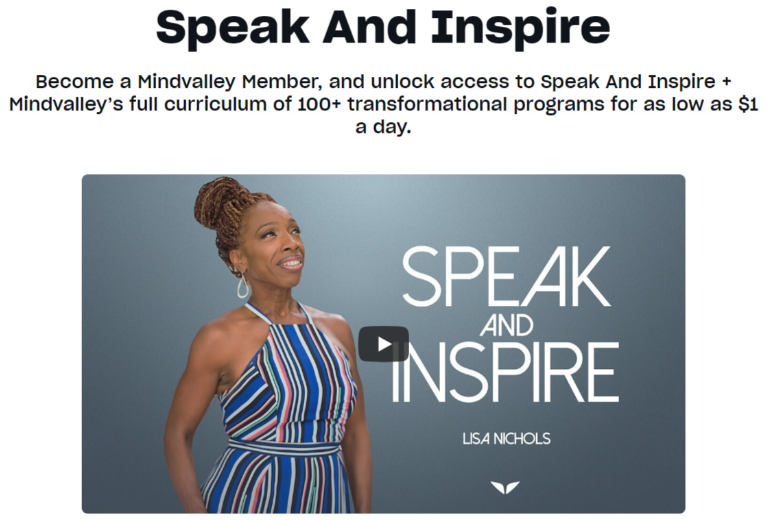 Speak and Inspire
