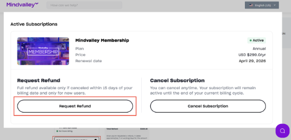Get a Refund on Mindvalley
