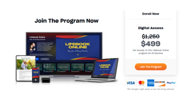 Lifebook Online Pricing