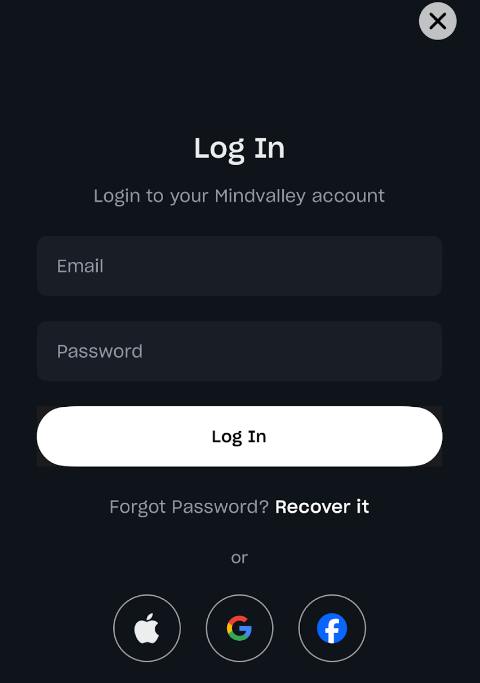 Open and Login