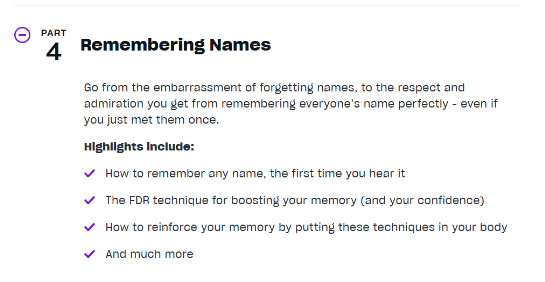 Remembering Names 