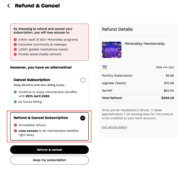 Request Refund