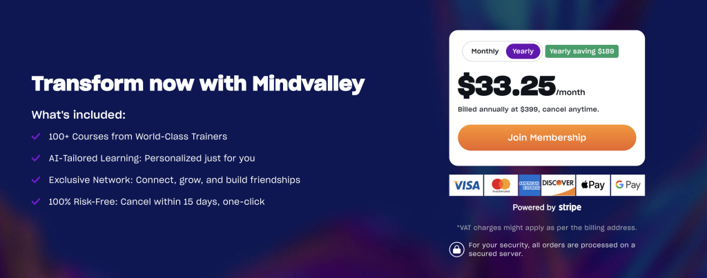 Mindvalley Discount